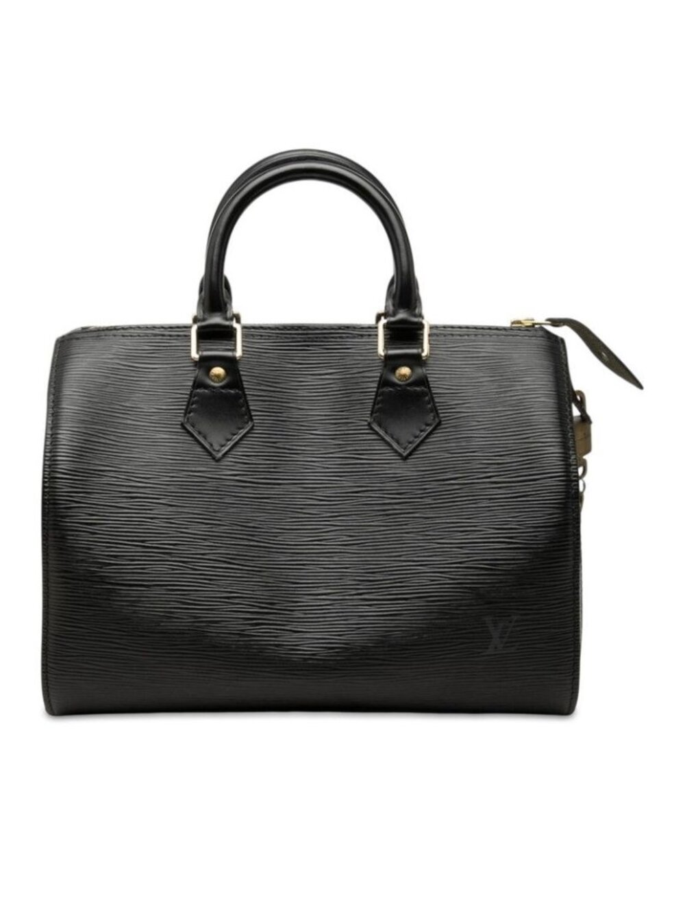 Louis Vuitton Epi Speedy 25 Mini Boston Bag Noir Black Leather